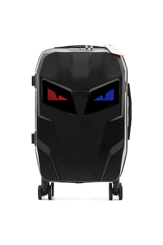 Missidea Titan Led Ekranlı Akıllı Valiz Karbon Kabin Boy +powerbank Hediyelidir Siyah