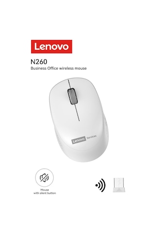 N260 Kablosuz Sessiz Mouse Beyaz 870042253 N260beyaz