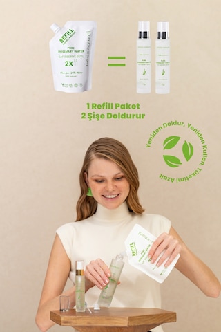 Bade Natural Biberiye Suyu Güçlendirici Saç Toniği Refill 200 ML