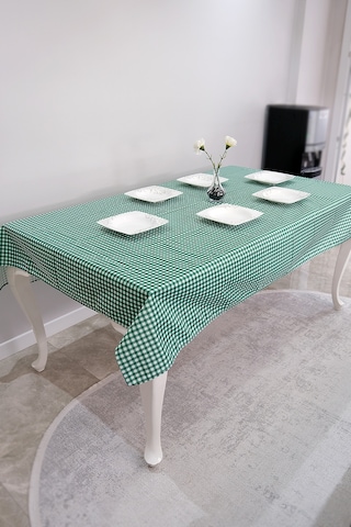 Sufre Sıvı Geçirmez Masa Örtüsü Sofra Bezi Sofra Örtüsü Piknik Örtüsü Yeşil