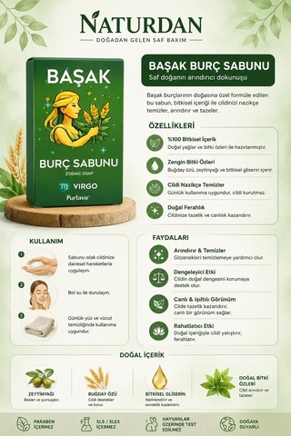 Başak Sabunu-100g Doğal El Yapımı-3 Adet Karışık