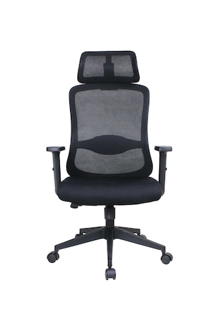 Tempo Ergonomik Yönetici Ve Çalışma Koltuğu - File/siyah 64x116-126x66 Cm