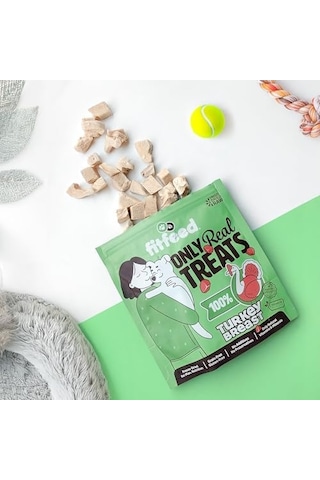 Fitfeed Freeze-dried Çiğ Hindi Göğüs Köpek Ödül Maması 40g