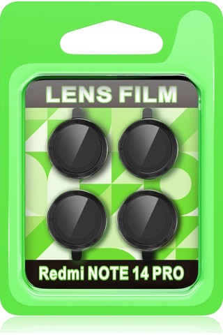 Mey İthalat Redmi Note 14 Pro 5g Raze Metal Kamera Lens - Siyah