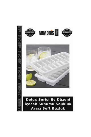 Delux Serisi Ev Düzeni İçecek Sunumu Soukluk Aracı Soft Buzluk Çok Renkli
