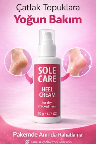 Sole Care Heel Cream Topuk Çatlak Kremi 50 ML