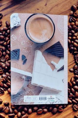 12,5x19,5 Cm 112 Sayfa Çizgili Kokulu Defter Karton Kapak Krem Renk Kağıt 1