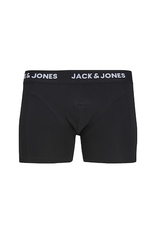 Erkek 3'lü Düz Renk Boxer Paketi Black Siyah