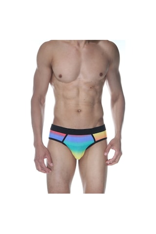 Gökkuşağı Jockstrap Erkek Iç Giyim (Dm102115) Çok Renkli