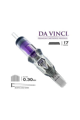 Bishop Davinci V2 1017 Cmlt Curved Magnum Bugpin Long Taper Kartuş Dövme İğnesi