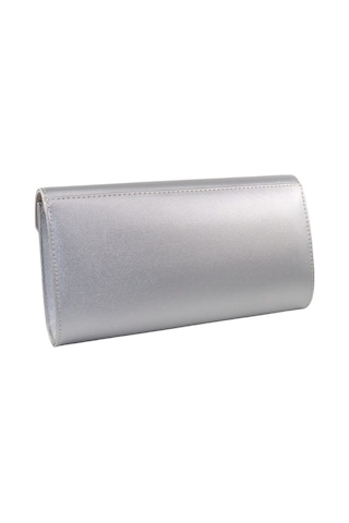Keeba Gümüş Abiye Çanta. Gümüş Kadın Abiye Çanta. Abiye Gümüş Kumaş Davet Gece Portföy Clutch Çanta. Gümüş