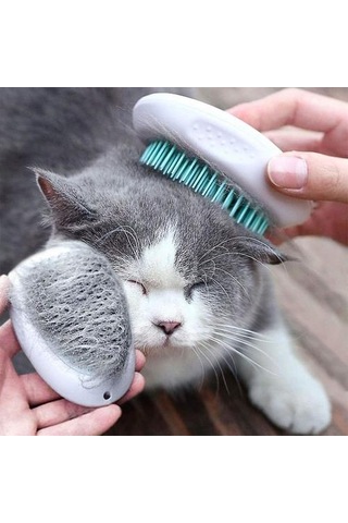 Tımar, Kedi Saç Sökücü Fırça, Kedi Masaj Fırçası Yeşil