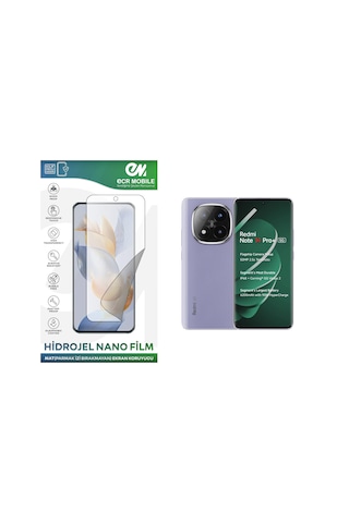Redmi Note 14 Pro+ İle Uyumlu Hidrojel Nano Ekran Koruyucu Film Mat Tempered Cam Değildir