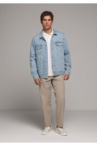 Colin's Colins Regular Fit Düğmeli Astarsız Erkek Light İndigo Denim Ceket Cl1081103 Q1.v1 Dn45004