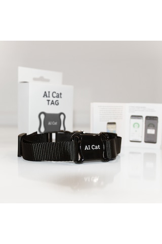 Aı Cat Tag Akıllı Evcil Hayvan Takip Cihazı Siyah Su/ Toz Geçirmez Apple Uyumlu iOS /android 0