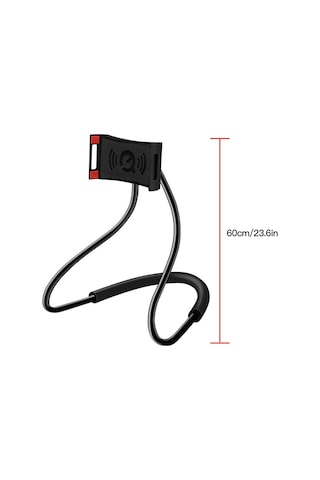 Telefon Tablet Tutucu Boyuna Asılan Bisiklet Oto Masa Üstü Siy...
