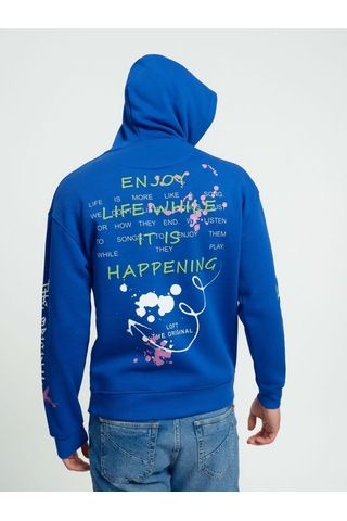 LOFT Oversize Erkek Sweatshirt Lf2034228 Q1.v1 Mavi