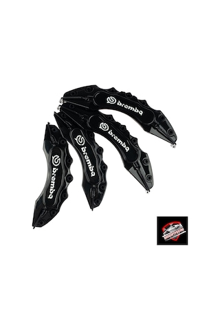Siyah Brembo Üstü Baskılı Kaliper Kapağı 4'Lü Set