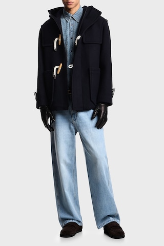Emporio Armani Logo Baskılı Pamuklu Comfort Fit Klasik Yaka Cepli Kot Gömlek Erkek Gömlek Em003694 Af19756 Mb001 Mavi MAVİ