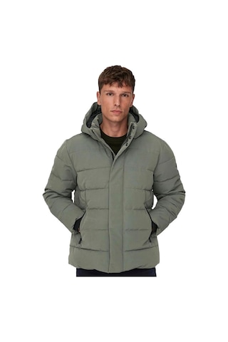 Only Onscayson Puffa Otw Erkek Ceket 22019598 Gri-gri Gri