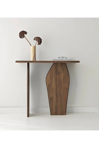 Arya Masif Ağaç Dresuar 100 Cm Ceviz