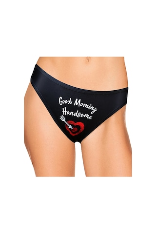 Ebsem Good Morning Handsome Baskılı Kadın Külot Iç Çamaşırı