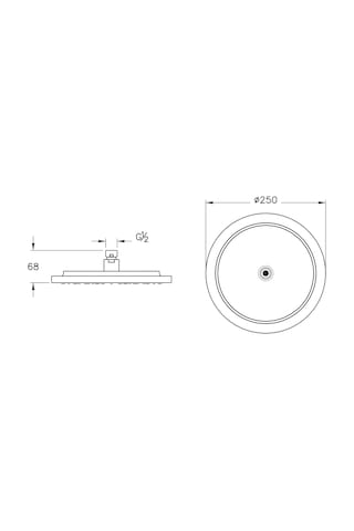 VitrA Origin Classic Duş Başlığı Krom A45794
