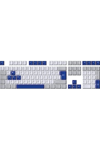 Cherry Double Shot Pbt Full Set Mavi Türkçe Keycap Set