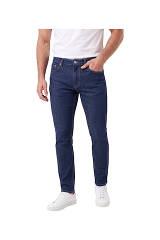 Deepsea Erkek Slim Fit Dar Kesim Likralı Lacivert Kot Pantolon Dar Paça Pamuklu Esnek Jean 2608304