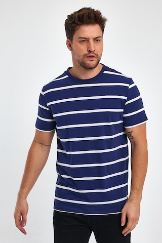 Alexander Gardi Alexandergardı Çizgili Regular Fit T-shirt E23-00148 001