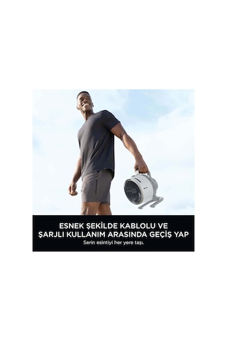 Flexbreeze Hydrogo Serinletici Buharlı Fan - Dove Renksiz