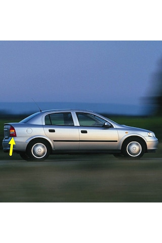 Opel Astra G Sedan 98-04 Sağ Arka Stop Fren Lambası Sarı Sinyalli