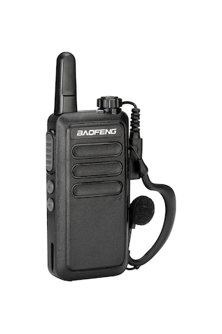 Valkyrie Baofeng BF-R5 Lisanssız Kulaklıklı Şarjlı 16 Kanal Vox El Telsizi