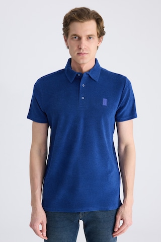 Twn Slim Fit Saks Mavi Düz Örgü Pamuklu T-shirt 4ec1400054830 750
