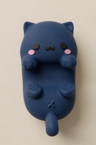Kedi Figürlü Telefon Standı Masa Üstü Telefon Tutucu Dekoratif Pla Telefon Tutacağı