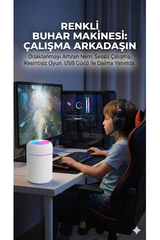 Hubrendy Çer Usb Hava Nemlendirici