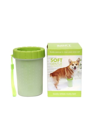 Silikon - 791 - Kıllı Köpek Pati Temizleme Kabı Orta Büyük Irklar - Csmo-tex - İçin Tnabilir