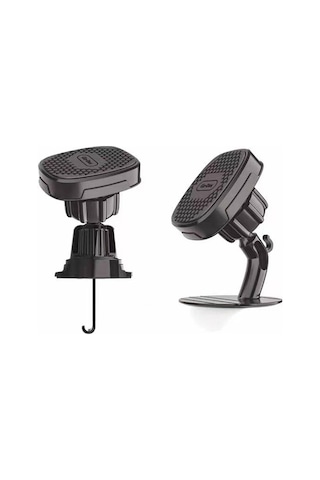 Go-Des GD-HD835S 2in1 Havalandırma Ve Düz Zemin Tasarım Magnetik Dönebilen Araç İçi Telefon Tutucu