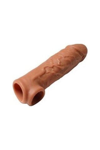 Red Fox Penextender Testis Girişli Realistik Penis Kılıfı