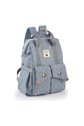 Teltree Bebek Çantası: Geniş Kapasiteli, Su Geçirmez, Pratik Taşıma İmkanı, Kot Mavi Mavi