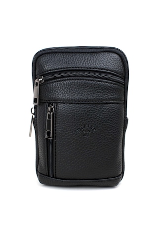 Erkek Çanta Omuz Askılı Çanta Postacı Erkek Omuz Çantası Siyah