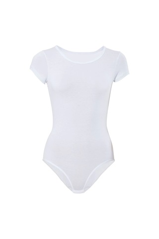 Fevien Likralı Kısa Kol Body 4057 Siyah