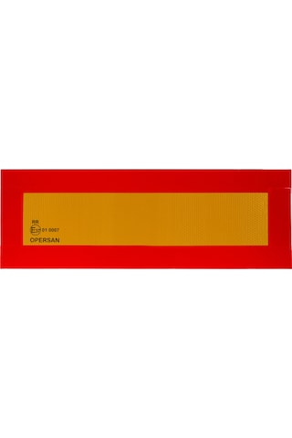 Mega Oto Market Opersan Reflektör Çekici Römork Tır Kamyon Tabel 1 Mm Aluminyum Sac 19,5x56,5 Cm Uzun Dikdörtgen 1 Adet