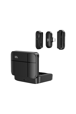 Nettech Nt-0t09 Lightning Duo Wireless Mini Kablosuz Yaka Mikrofonu