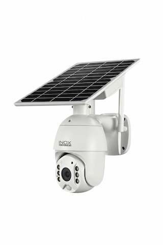 İnox-216 3mp 4g Sım Kartlı Solar Güneş Enerjili Ptz Güvenlik Kamerası - Su Geçirmez Dış Mekan Akıllı Kamera Bulut Kayıt Destekli