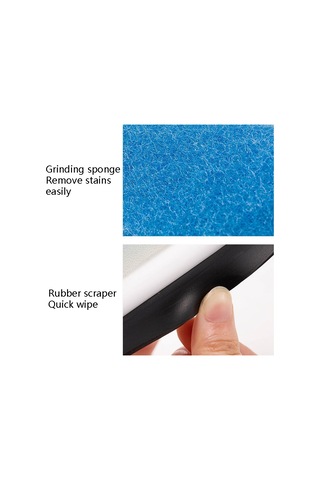 Sones 2'si 1 Arada Pencere Cam Temizleme Fırçası Toz Toplayıcı Pencere Fırçası Temizleme Sileceği Beyaz