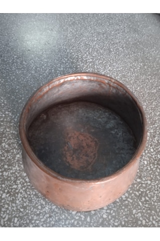 Eski Bakır Kazan Agız Çapı 21 CM  Derinlik 28 CM