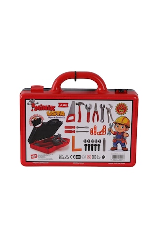 Urt037-003 25 Pcs Çantalı Tamir Setim Minik Usta Açık Mavi