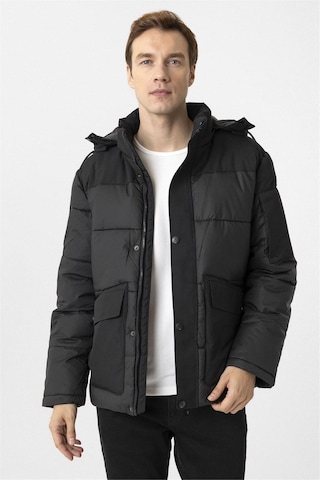 Süvari Siyah Slim Kapitone Mont-34883 Siyah