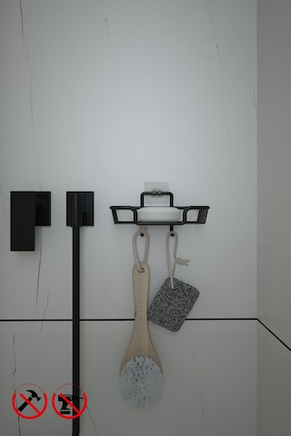 Alper Banyo Yapışkanlı Kancalı Katı Sabunluk ve Bulaşık Süngerlik Düzenleyici